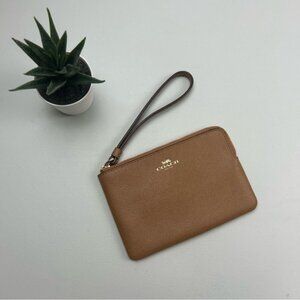 Coach leather wristlet